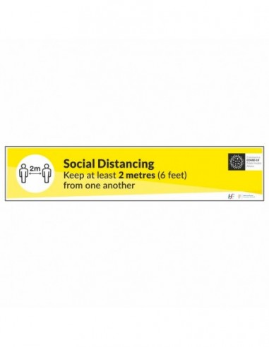 Social Distancing Oval